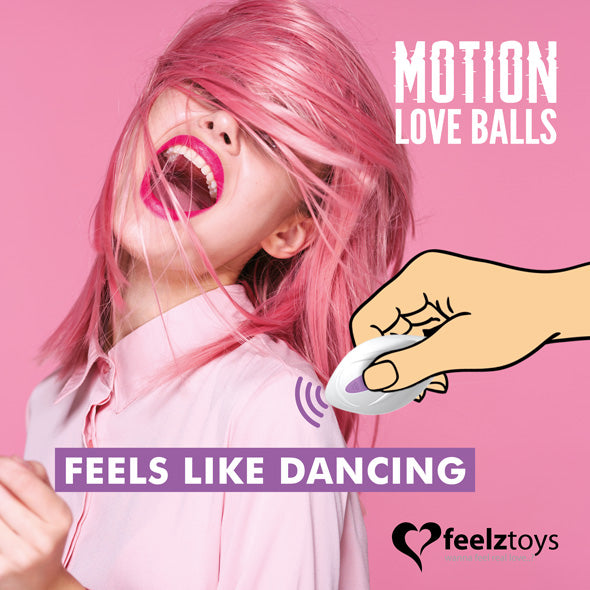 FeelzToys - Boules d'amour à mouvement télécommandé Foxy