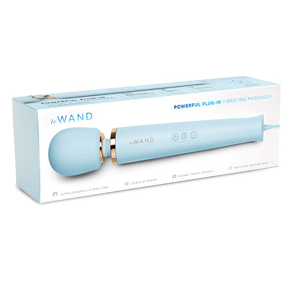 Le Wand - Puissant Masseur Vibrant Plug-In Bleu