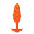 B-Vibe - Texture Plug Tourbillon Orange