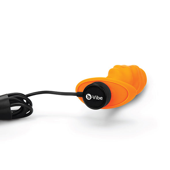 B-Vibe - Texture Plug Tourbillon Orange