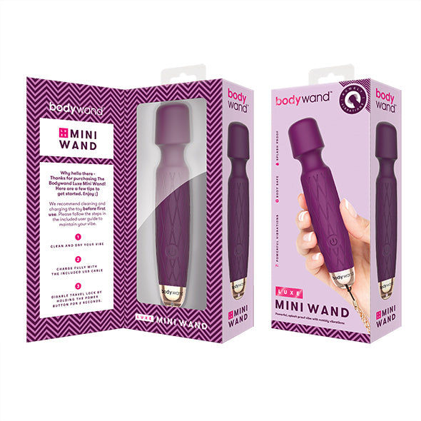 Bodywand - Mini Vibromasseur Baguette USB de Luxe Violet