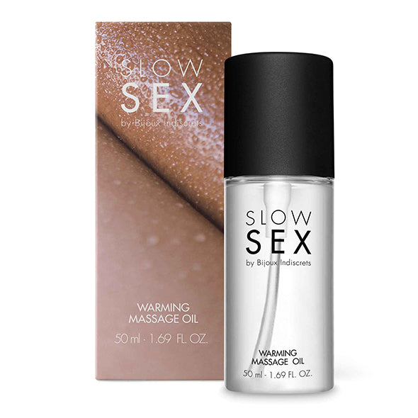 Bijoux Indiscrets - Huile de massage chauffante Slow Sex