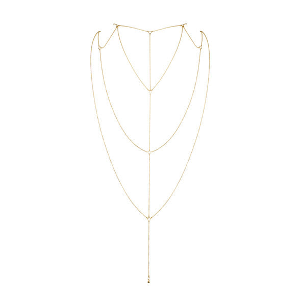 Bijoux Indiscrets - Magnifique Back &amp; Decollete Necklace Gold
