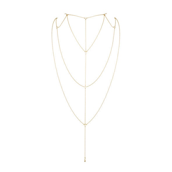 Bijoux Indiscrets - Magnifique Rücken &amp; Dekolleté Halskette Gold