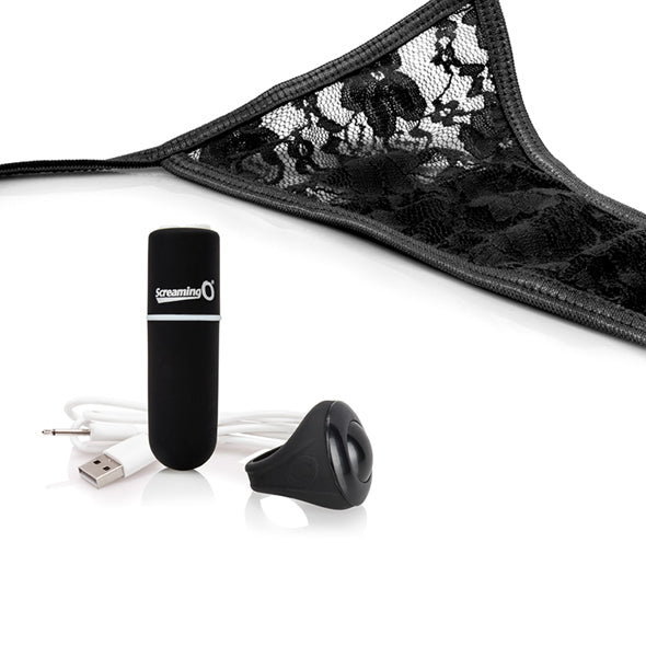 The Screaming O - Charged Remote Control Panty Vibe Zwart