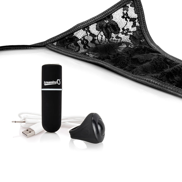 The Screaming O - Charged Remote Control Panty Vibe Schwarz