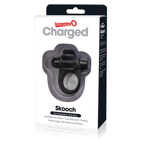 The Screaming O - Charged Skooch Ring Zwart