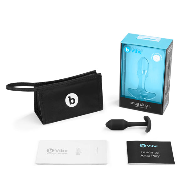B-Vibe - Snug Plug 1 Schwarz