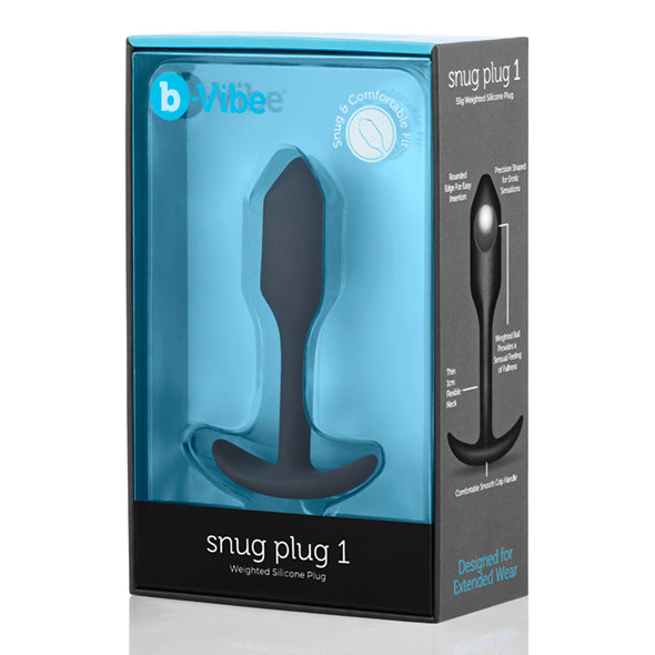 B-Vibe - Snug Plug 1 Schwarz