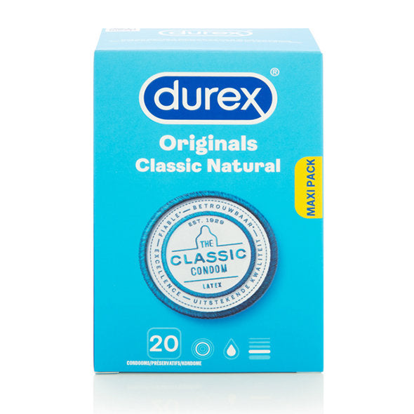 Durex - Originals Préservatifs Naturels Classiques 20 pcs.
