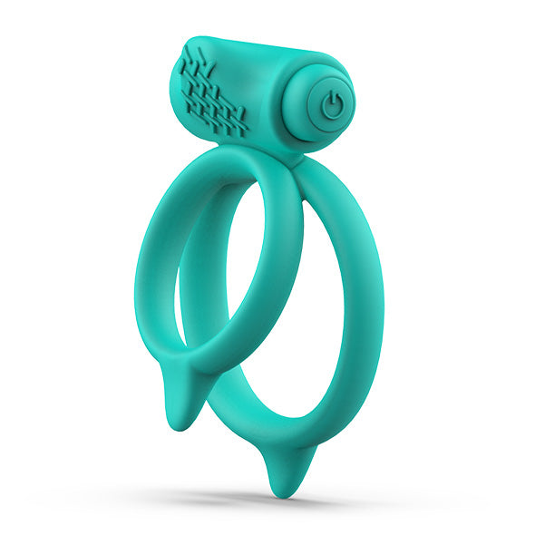 B Swish - bcharmed Basic Plus Dual Penis Ring Green