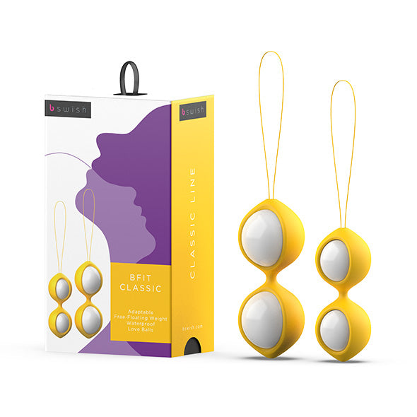 B Swish - bfit Classic Kegel Balls Jaune