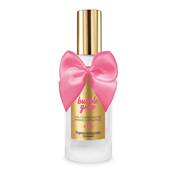 Bijoux Indiscrets - Bubblegum 2 in 1 Silicone Massage &amp; Intimate Gel