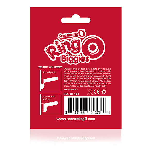 The Screaming O - RingO Biggies Zwart