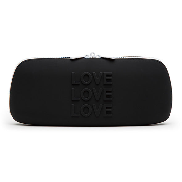 Happy Rabbit - LOVE Opbergtas met Rits Medium Zwart