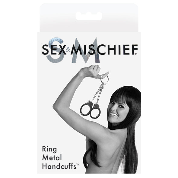 Sportsheets - Sex & Mischief Ring Metal Handcuffs