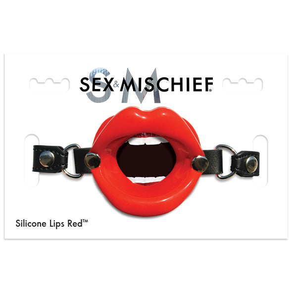 Sportsheets - Lèvres en silicone Sex &amp; Mischief Rouge