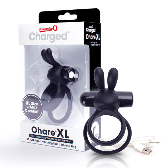 The Screaming O - Charged Ohare XL Rabbit Vibe Noir