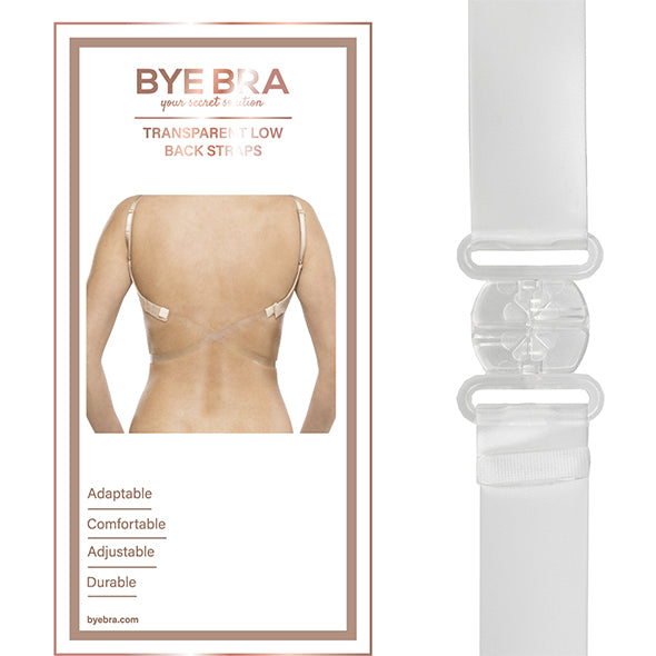 Bye Bra – Transparenter niedriger Rückengurt