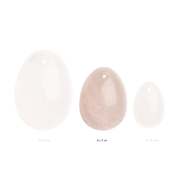 La Gemmes - Oeuf de Yoni Quartz Rose (M)