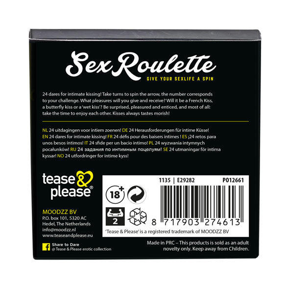 Sex Roulette Kiss (NL-DE-EN-FR-ES-IT-PL-RU-SE-NO)