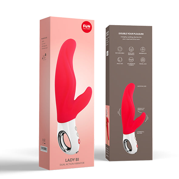 Fun Factory - Lady Bi Dual Vibrator Rood