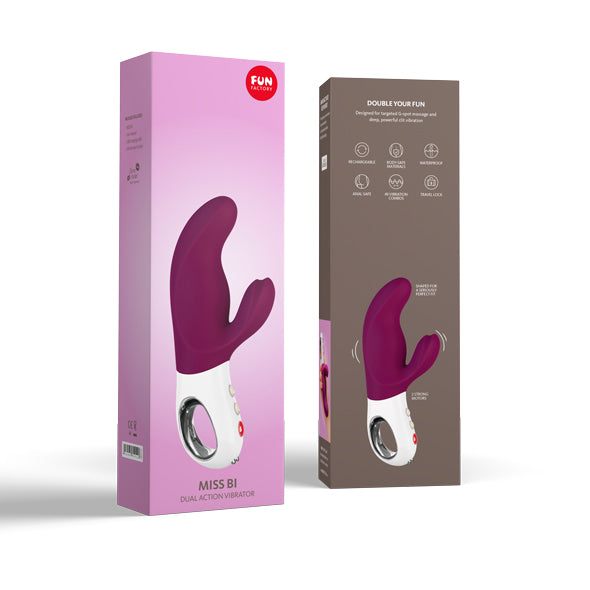 Fun Factory - Miss Bi Dual Vibrator Paars Wit