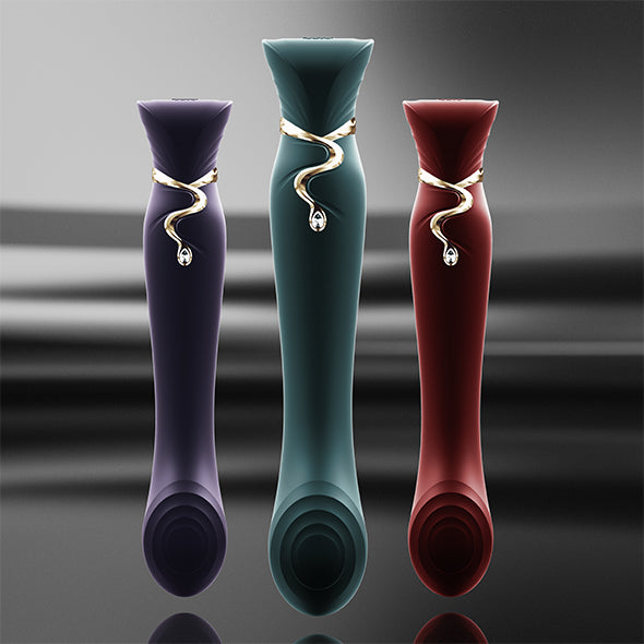 Zalo - Queen Set G-Spot Pulsewave Vibromasseur Violet