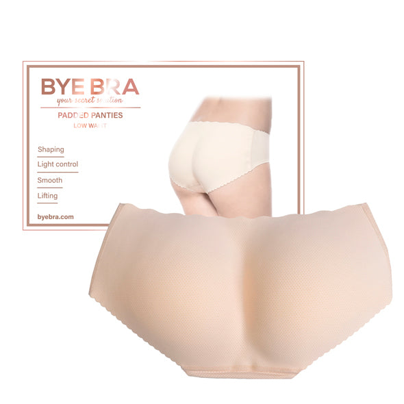Bye Bra - Slip met Vulling Lage Taille Beige M