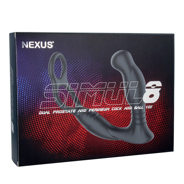 Nexus - Simul8 Vibrant Double Moteur Anal Cock and Ball Toy