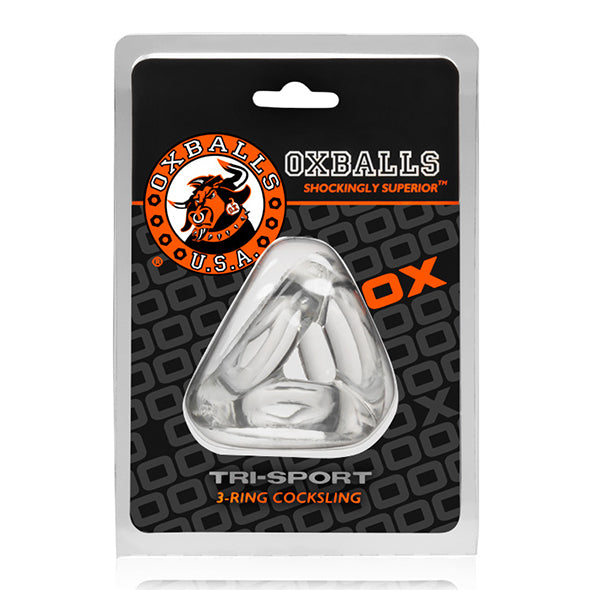 Oxballs - Tri-Sport Cocksling Transparant