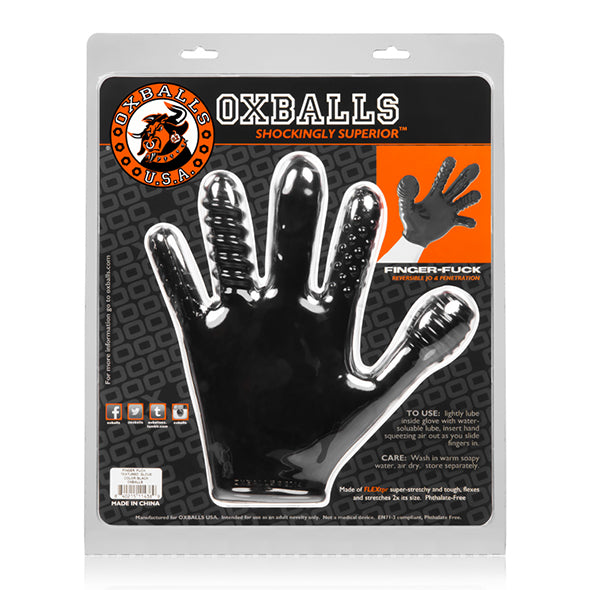 Oxballs - Fingerfick-Handschuh Schwarz