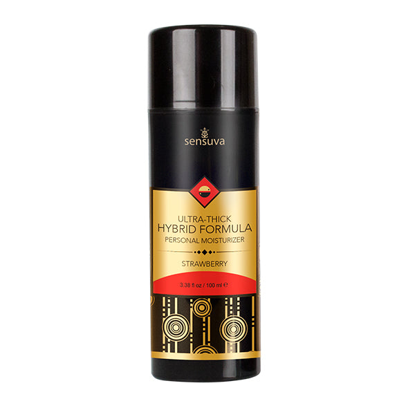 Sensuva - Ultra-Dikke Hybride Glijmiddel Aardbei 100 ml