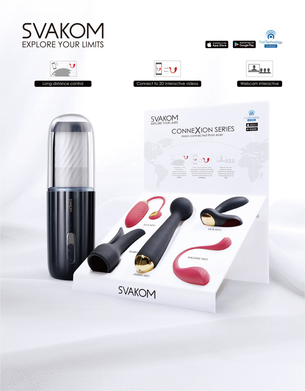Svakom - Connexion Series Vick Neo Prostaat Massager App Controlled