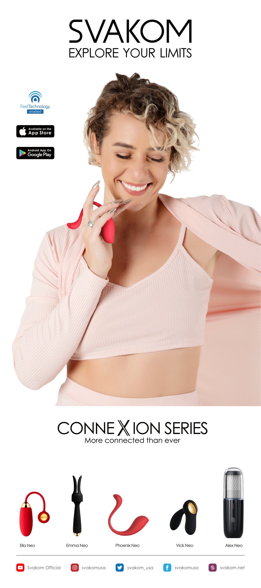 Svakom - Connexion Series Vick Neo Prostaat Massager App Controlled