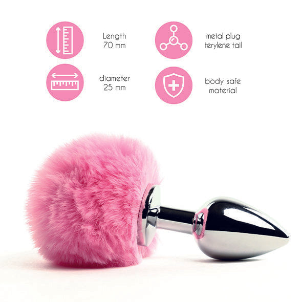 FeelzToys - Bunny Tails Buttplug Pink