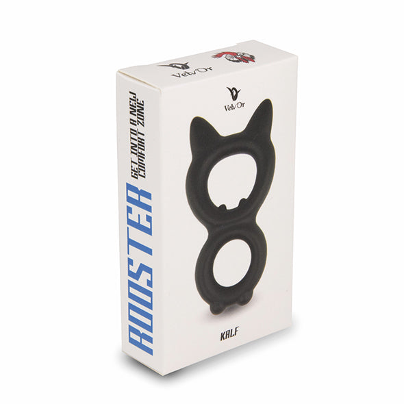 Velv&#39;Or - Rooster Kalf Cat Shaped Cock Ring Design