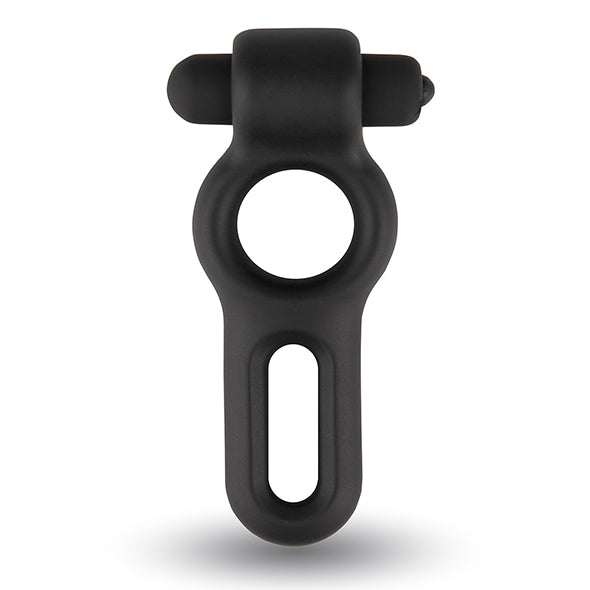 Velv'Or - Cockring Design Double Anneau Coq Drake avec Balle Vibrante