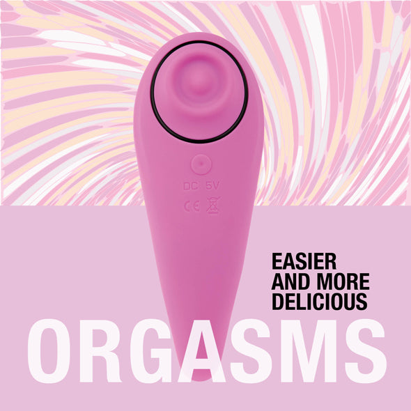 FeelzToys - FemmeGasm Tapping &amp; Tickling Vibrator Pink