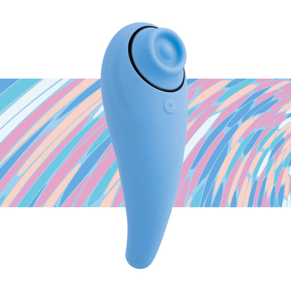 FeelzToys - FemmeGasm Tapping &amp; Tickling Vibrator Turqoise