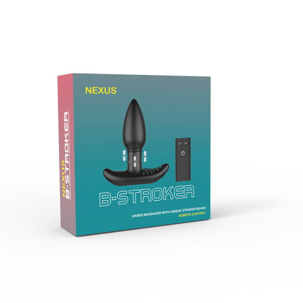 Nexus - B-Stroker Remote Control Unisex Massager with Unique Rimming Beads