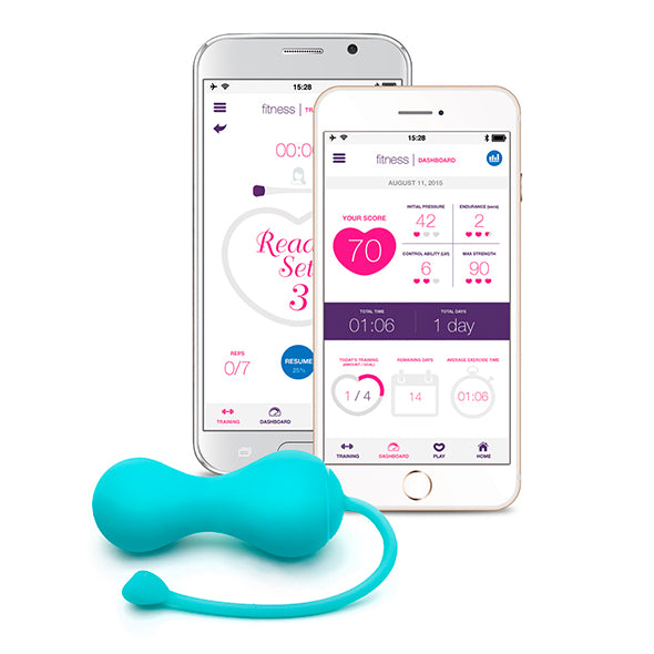 Lovelife by OhMiBod - Krush App Connected Bluetooth Cône Turquoise