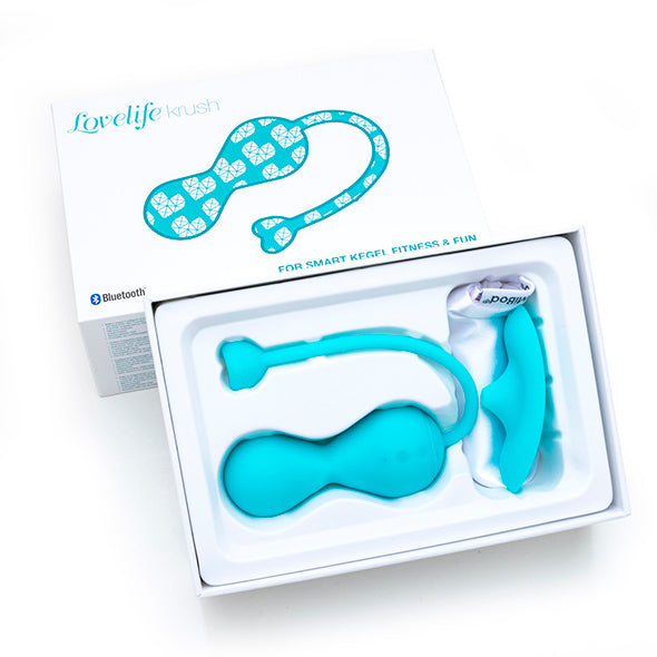 Lovelife by OhMiBod - Krush App Connected Bluetooth Cône Turquoise
