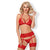 Obsessionnel - 838-SEG-3 Set 3 pcs. Rouge L/XL