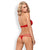 Obsessive - 838-SET-3 Set 2 st. Rood S/M