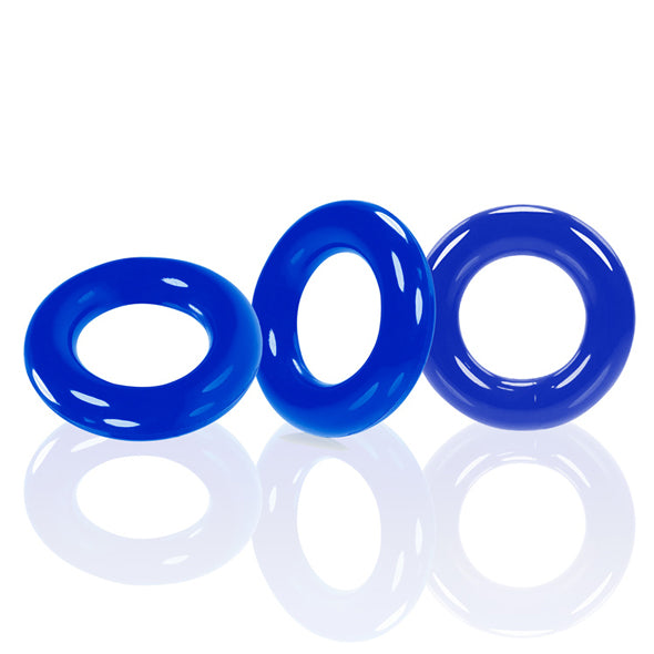 Oxballs - Willy Rings Pack de 3 Cockrings Bleu