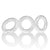 Oxballs - Willy Rings Pack de 3 Cockrings Blanc