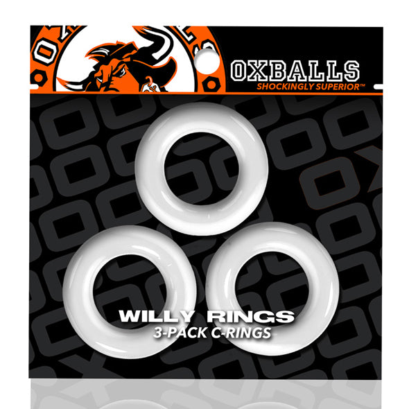 Oxballs - Willy Rings Pack de 3 Cockrings Blanc
