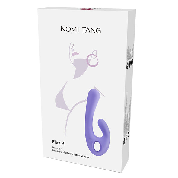 Nomi Tang - Flex Bi Bendable Dual Stimulation Vibrator Paars