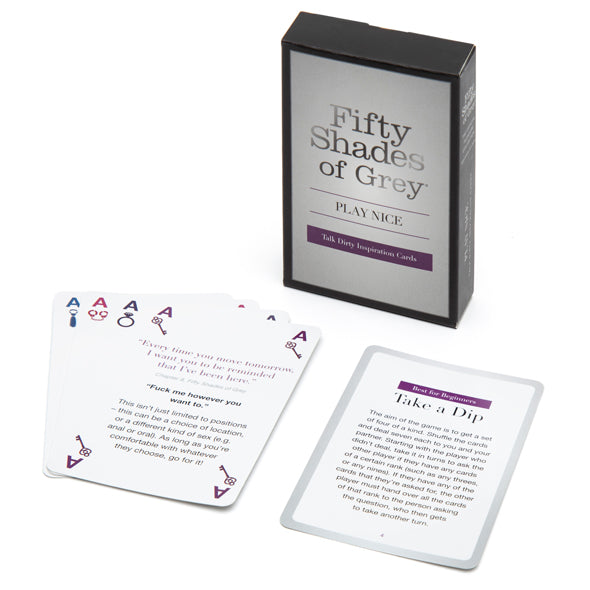 Cinquante Nuances de Grey - Jouez au jeu de cartes Nice Talk Dirty